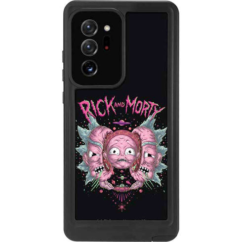 Adult Swim Rick and Morty Split Head Rick Galaxy Note20 Ultra 5G Waterproof Case